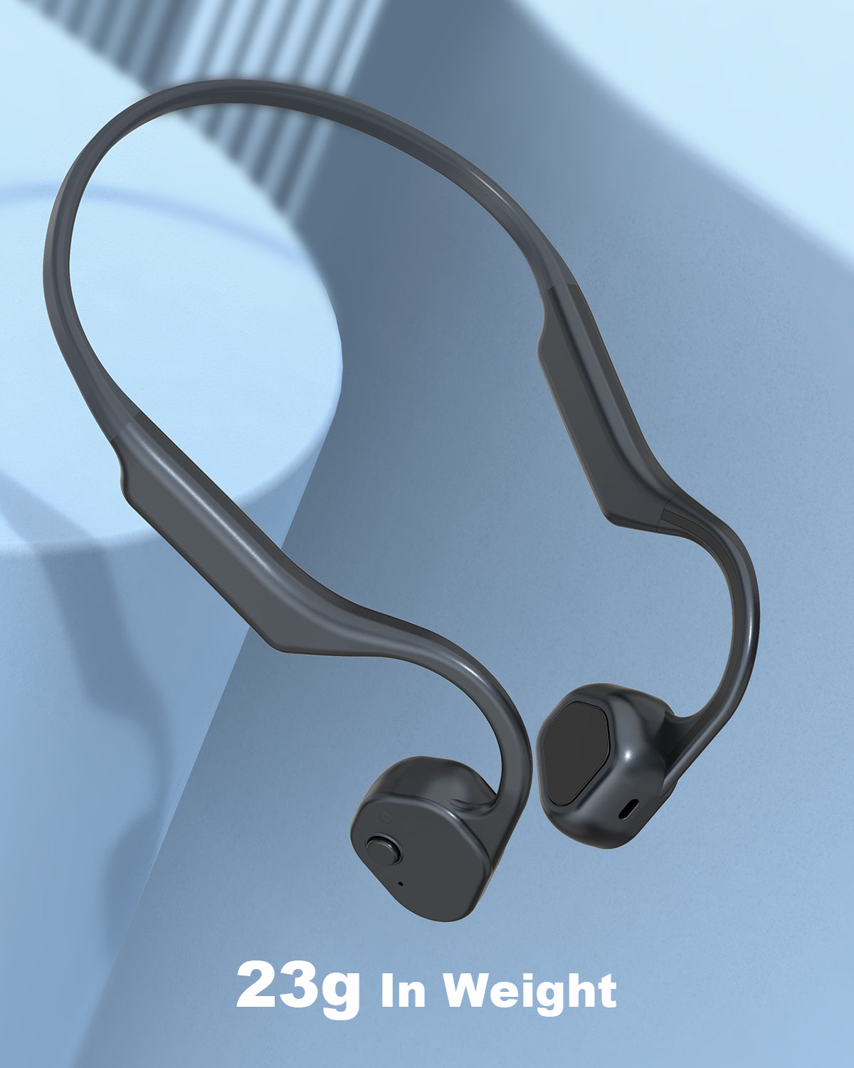 Vidonn E300 Open Ear Air Conduction Headphones, Wireless Bluetooth Hea